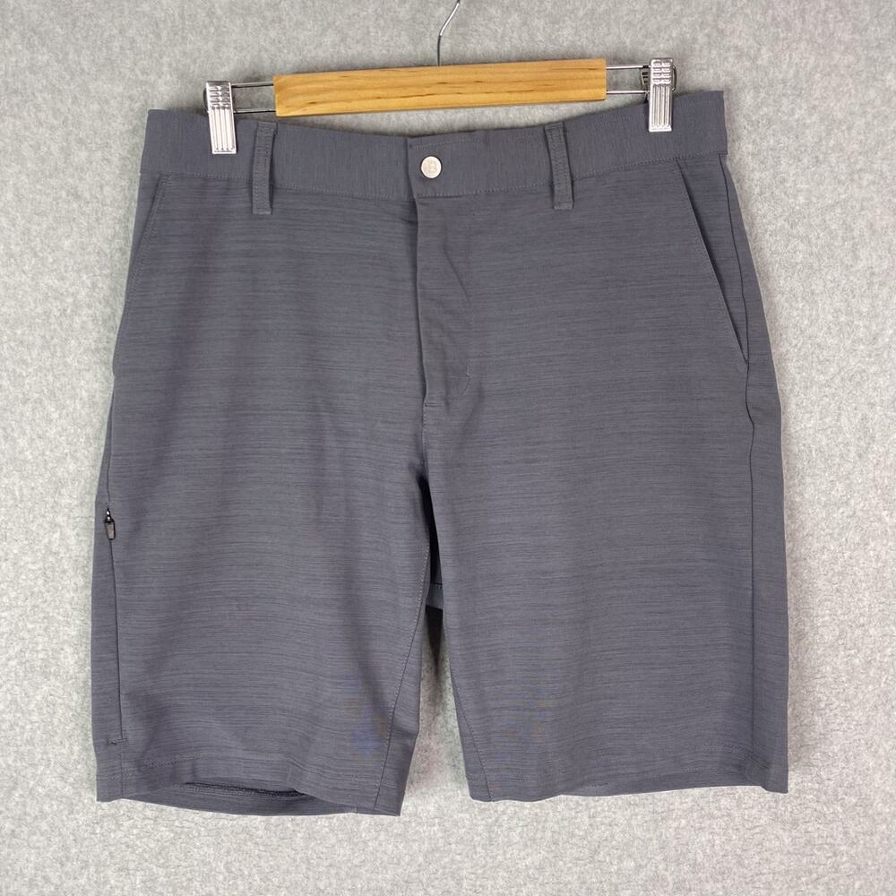 BYLT Mens M Grey Kinetic Short Comfort Stretch